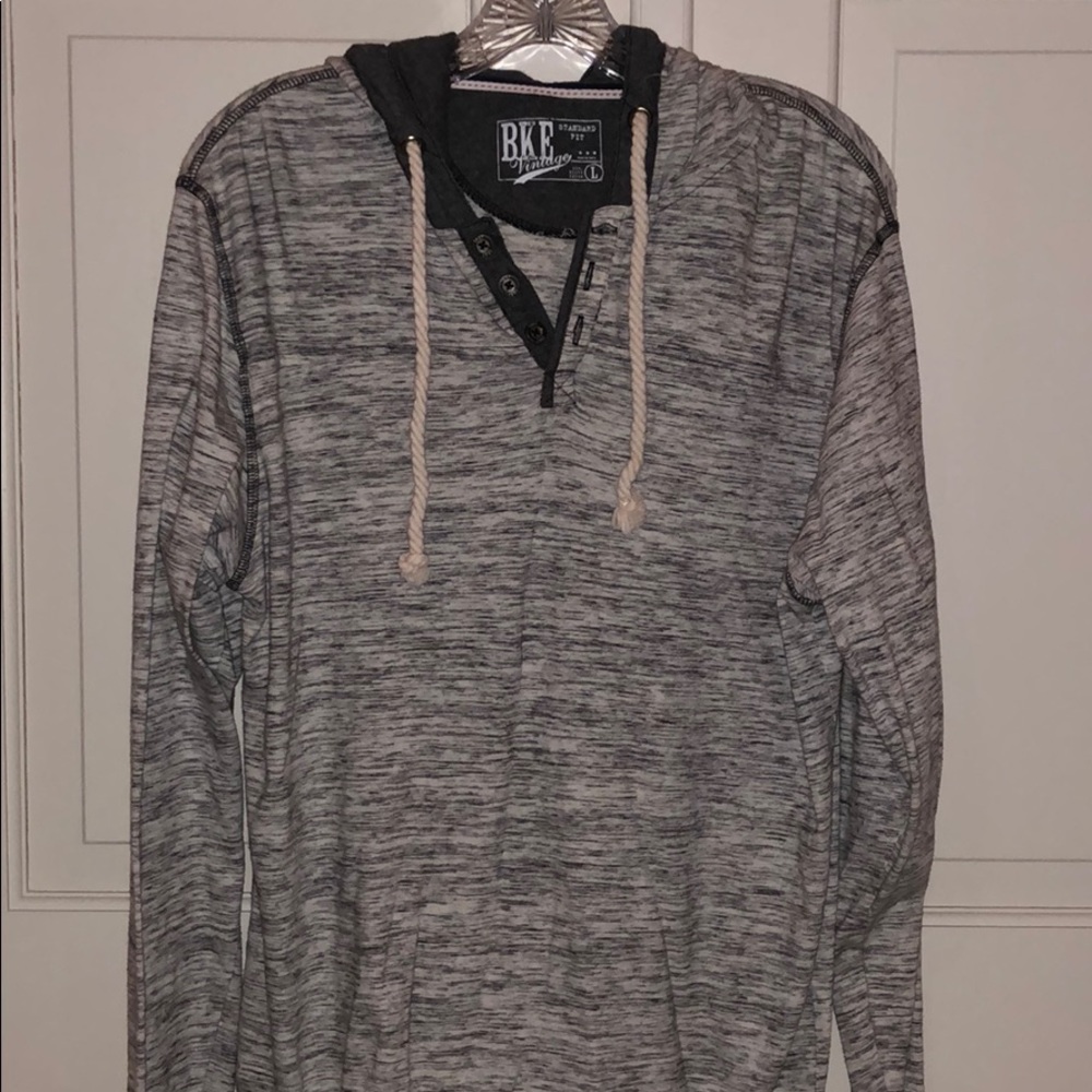 BKE Vintage Heather Gray Hoodie